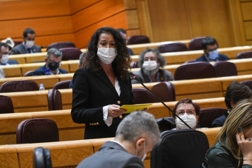 Laura Castel intervé al Senat / Marc Puig