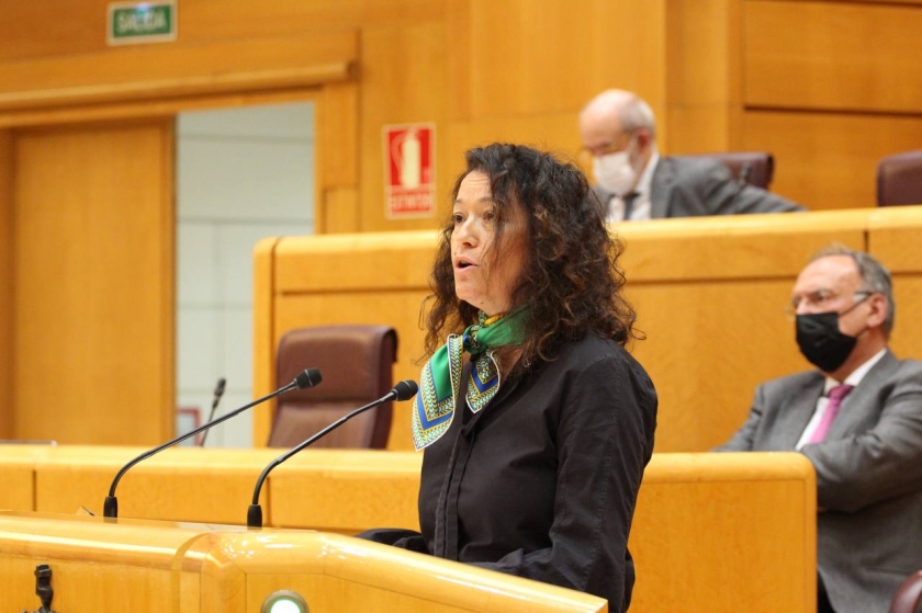  Laura Castel al ple del Senat 