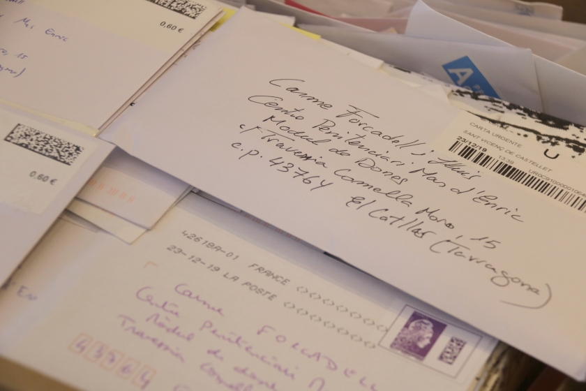  Cartes que Carme Forcadell va rebre durant els més de 3 anys que va estar injustament empresonada / ACN 