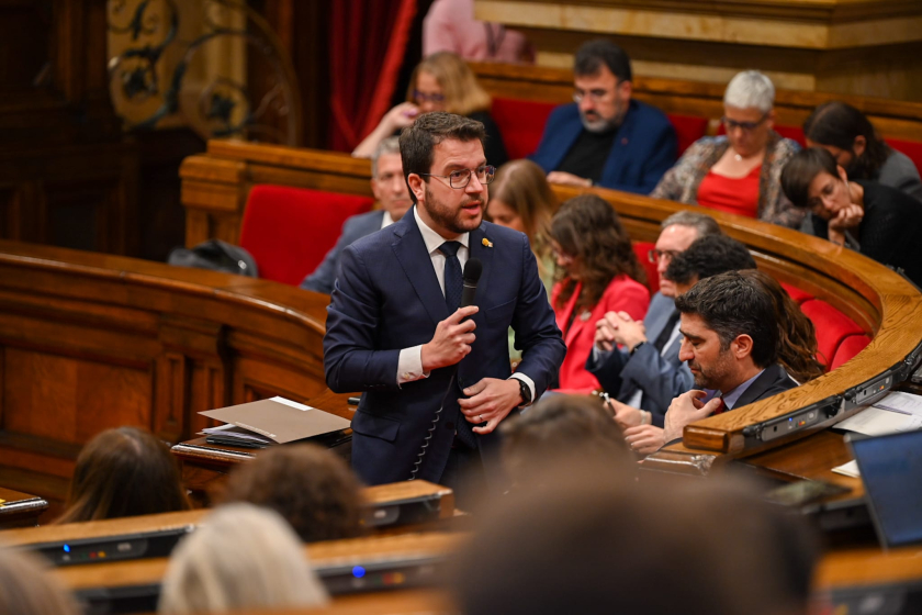   Aragonès, al govern espanyol: 'Sense transparència, assumir responsabilitats i garanties de no-repetició, ningú pot donar la crisi de Pegasus per resolta'  