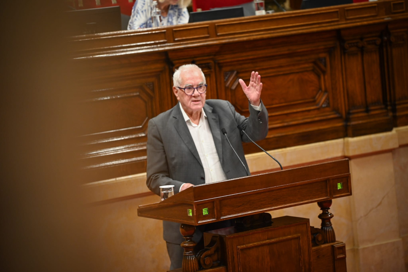  El diputat d'Esquerra Republicana Ernest Maragall ha defensat la moció / Paula Roque 
