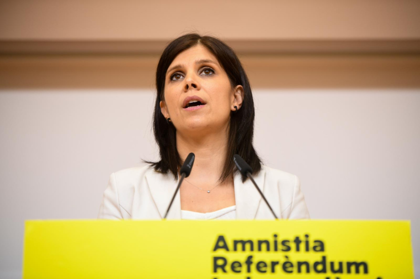  Marta Vilalta durant la roda de premsa / Marc Puig 