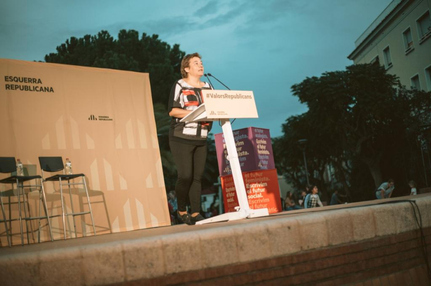  La Secretària de Moviments Socials, Marta Molina, a Sant Joan Despí / Esquerra Republicana 