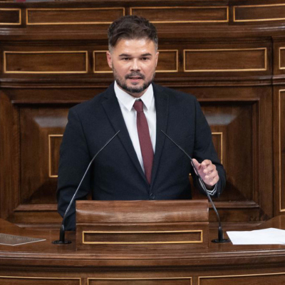 Gabriel Rufián: “No podem militar exclusivament en tenir la raó i perdre; volem militar en la utilitat”
