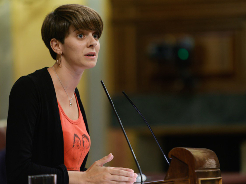  La diputada Marta Rosique, intervenint en un ple al Congrés dels Diputats 