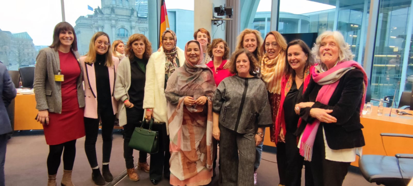  La diputada Ana Balsera amb diputades espanyoles i europees 