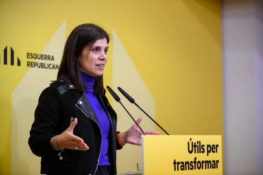  Marta Vilalta durant la roda de premsa / Marc Puig 