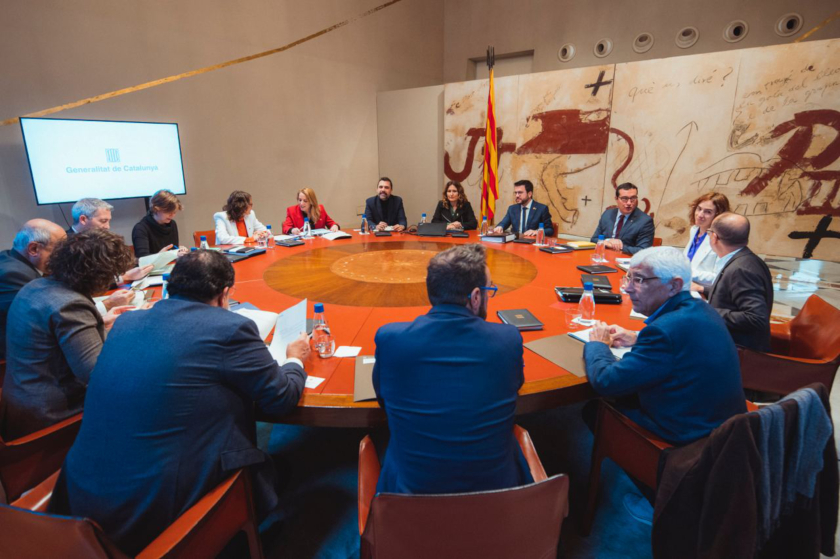  Reunió del Consell Executiu, en una imatge d'arxiu. ACN 