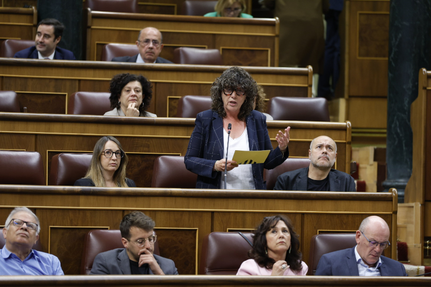Teresa Jordà, a l'hemicicle del Congrés / Congrés dels Diputats