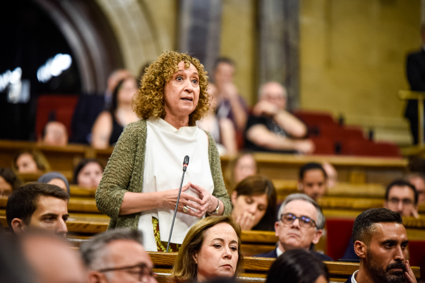  La portaveu d'Esquerra Republicana al Parlament, Ester Capella. 
