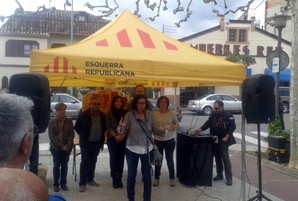 Marta Rovira presenta la candidata a Tremp, Maria Pilar Cases