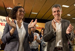 Marta Rovira sobre la prohibició de les estelades: 'Ells volen prohibir i nosaltres volem decidir, volem votar, volem llibertat i volem democràcia'