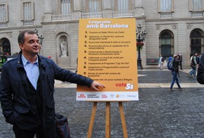 Alfred Bosch ha presentat el Compromís amb Barcelona, els deu punts prioritaris i irrenunciables