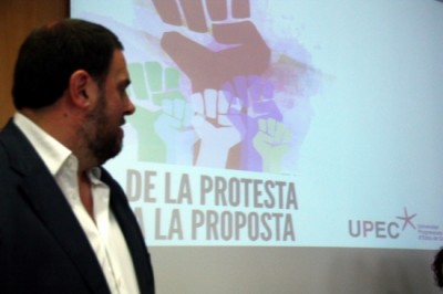 Junqueras: 'Per viure en llibertat i amb un estat del benestar garantit, la Independència és indispensable'