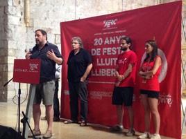 Junqueras: 'Posem el nostre compromís dedicat al país, a la gent, per fer una societat més justa'