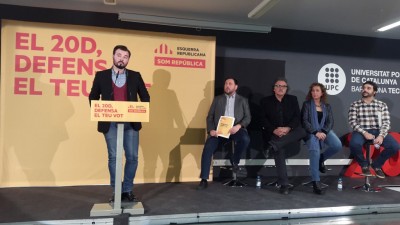 Esquerra Republicana presenta el programa electoral pel 20D, 'l'últim per a unes eleccions espanyoles'
