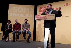 Junqueras: 'Ja sabem quina és la capital de la República catalana i no és Madrid ’