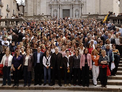 M&eacute;s de 1.500 persones participen a la Festa d'Esquerra a Girona