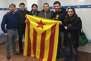 Una delegació d'Esquerra Republicana i les Jerc present a Anoeta. Un acte per posar llum a la llibertat