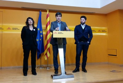 Sabrià: 'Farem realitat el mandat del 27S. Si se'ns proposa un referèndum, no ens negarem a posar urnes, ara sembla impossible'
