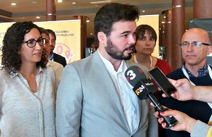 Rufián: ‘Davant el feixisme no hi ha discussió possible, només hi ha la més absoluta condemna’