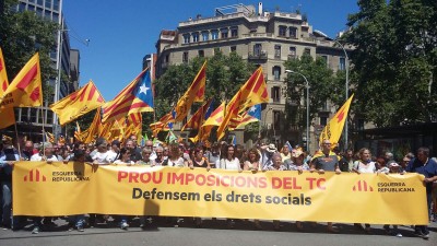 Rufián: 'No demanarem permís mai més per fer lleis que ajudin els nostres ciutadans; construïm la República'