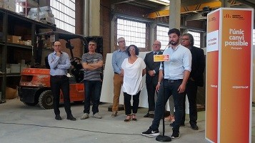   Rufián: 'Defensem un treva fiscal de quatre anys per a les petites i mitjanes empreses, que són l'ADN de Catalunya'  