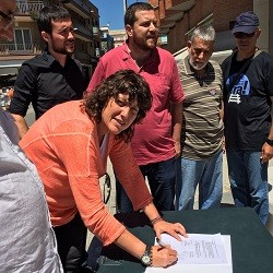 ERC se suma al manifest pel soterrament de la R2 a Montcada