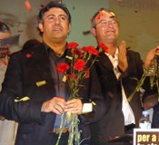 Carod i Puigcerc&oacute;s tanquen la campanya a Lleida pronosticant un bon resultat d'Esquerra