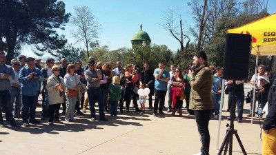 Rufián: 'Es tracta de ser demòcrata o no ser-ho, que tothom pugui votar i decidir què vol ser, els del Sí i els del No'