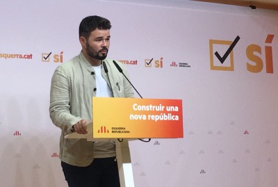 Rufián: “Fem una crida a Pedro Sánchez que si realment el seu PSOE és nou, deixin de vetar la compareixença de Villarejo”