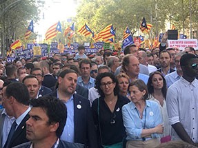 Junqueras: “Satisfacció profunda per una societat dolguda, però alhora orgullosa dels cossos de seguretat i emergència i d’ella mateixa”