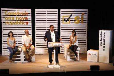 Junqueras: “Entre algú que vulgui votar Sí i algú que vulgui votar No, ara la diferència és mínima, tots dos defensen els valors de la democràcia”