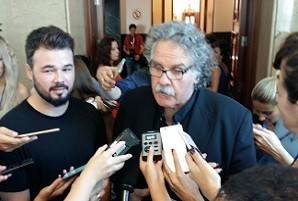 Joan Tardà: “Que no ens esperin a cap comissió d’estudi; nosaltres ja hem agafat la drecera i dimecres quedarà demostrat davant del món”