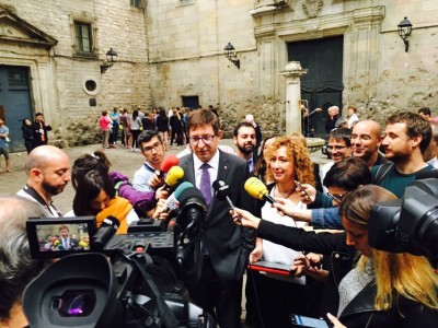 Carles Mundó a Rajoy: 'Deixi en pau als jutges i resolgui les qüestions polítiques de manera normal en una democràcia i no perseguint càrrecs públics'