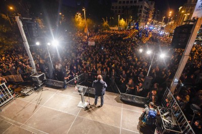 Junqueras: “El país està a les vostres mans i us necessita, segur que no fallareu aquest 1-0”