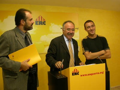 Carod expressa el “suport totalment decidit” de la direcció del partit a la decisió d’ERC-Alella de pactar amb el PP