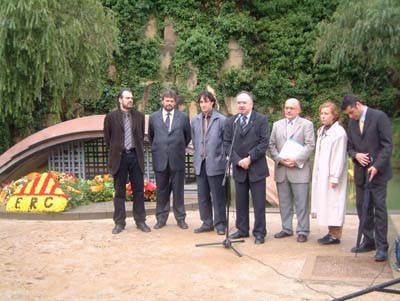 Carod reivindica el president Lluís Companys demanant unitat als partits catalans per treballar pel futur del país