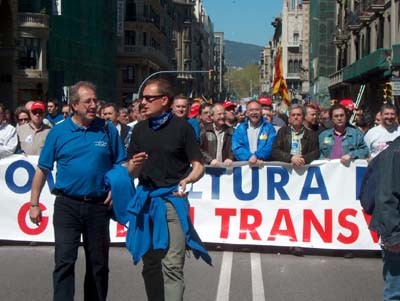 ERC participa en la manifestació per aturar el PHN i a favor d’una nova cultura de l’aigua
