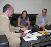   Ridao valora com a ‘molt positiva’ la reuni&oacute; amb responsables de la Intersindical CSC  