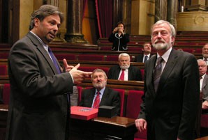 Benach rep una delegació de la Comissió d’Economia del Parlament de Saxònia