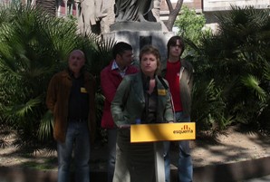 Esquerra participa a la manifestació de l'1 de maig