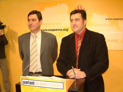 ERC es marca com a doble objectiu per a les eleccions del març defensar el Govern de Catalunya davant el pensament únic del PP i davant el PSOE