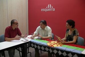 Esquerra signa un protocol de col·laboració amb el partit nacionalista maputxe Wallmapuwen