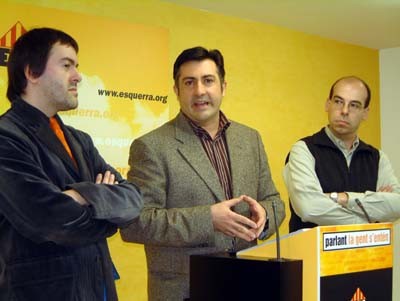 Puigcercós afirma que el debat sobre el relleu de Carod com a secretari general és inexistent i que ERC debatrà la seva reorganització després del 14M