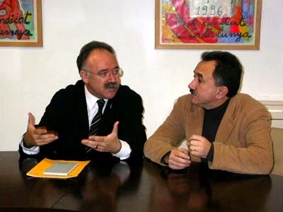 Carod renova davant la UGT el compromís de reformar el salari mínim interprofessional i un marc laboral català