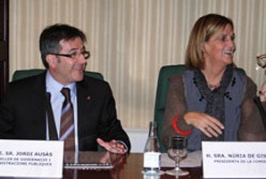 Governació presenta el pressupost 2009 com un instrument per continuar reforçant l’equilibri i la cohesió territorial