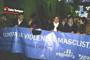 Esquerra i les JERC participen als actes contra la violència masclista