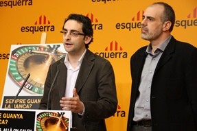 Esquerra engega la campanya 'Sempre guanya la banca? Els diners allà on calen'