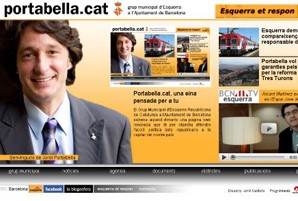 El Grup Municipal d’Esquerra a l’Ajuntament de Barcelona estrena un nou web 2.0